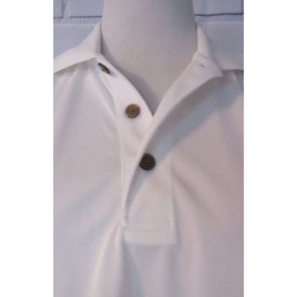 NWT Pebble Beach White Polo Short Sleeve Shirt - Picture 4 of 6